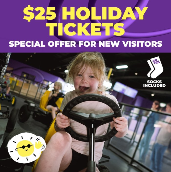 Super Starter Combo at SuperPark Highpoint These School Holidays