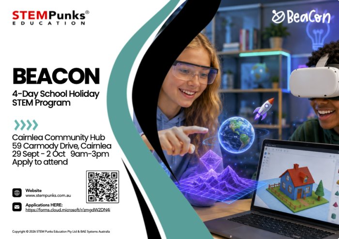 FREE STEM school holiday program