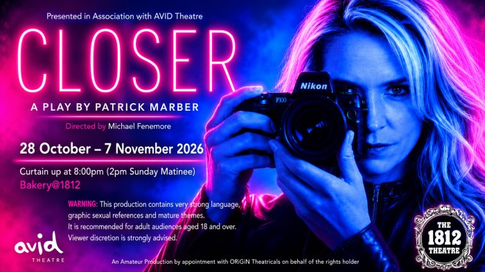 CLOSER | Presented by AVID Theatre